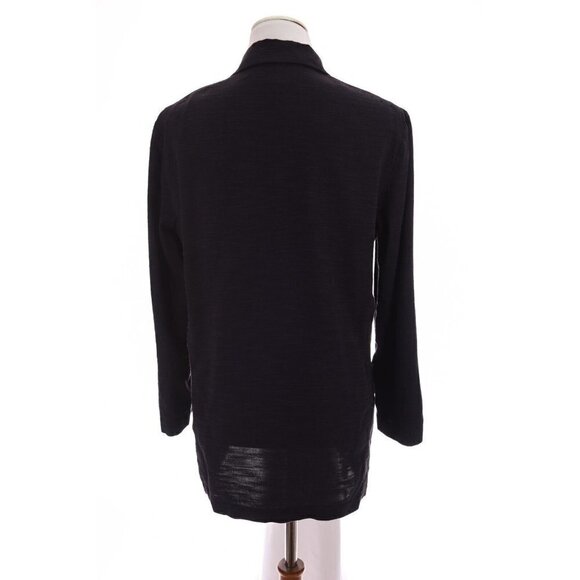 Kieley Kimmel Women Sz S Oversize Boxy Blazer Jacket Viscose Wool Lagenlook Blue - Picture 8 of 11